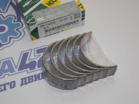 Вкладыши шатунные NDC ремонт +0,25 TOYOTA 1KR-FE
