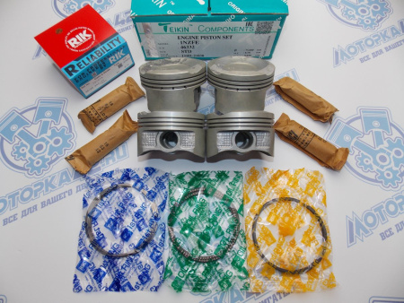 Поршни + кольца к-кт 4шт стандарт TOYOTA 1NZ-FE I