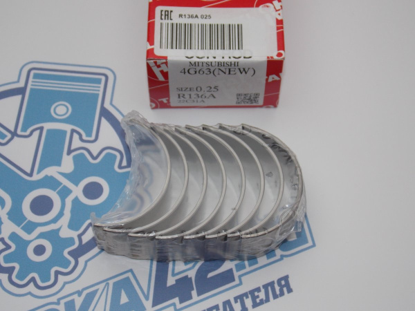 Вкладыши шатунные TAIHO ремонт +0,25 MITSUBISHI 4G63T, 4G64